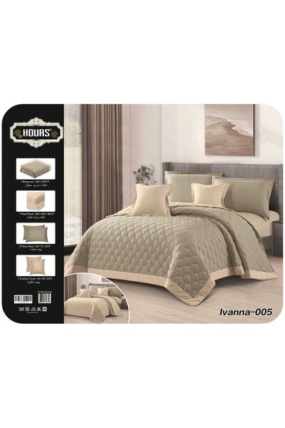 HOURS Summer compressed bedspread, king size, 4 pieces, double-sided
