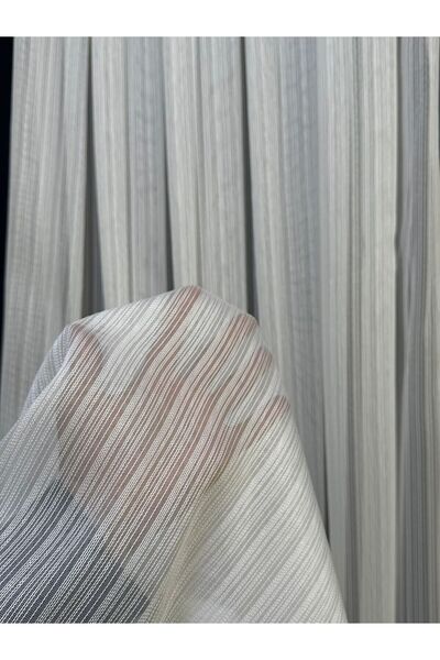 Çelik TÜL PERDE AĞIR GRAMAJLI ÜTÜ İSTEMEZ KIRIŞMA YAPMAZ SIK PİLE 1/3