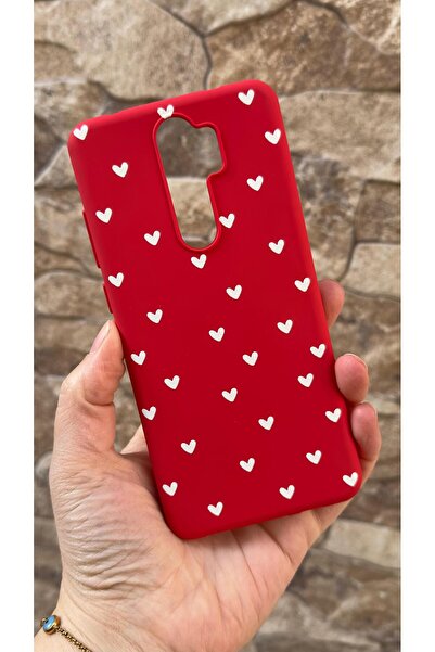 Vip Case Redmi Note 8 Pro Compatible Mini White Heart Patterned Silicone Shoc...
