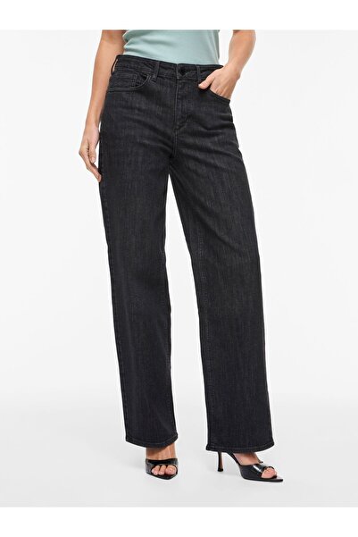 VILA Straight Fit Jeans VILISA Mid-Waist