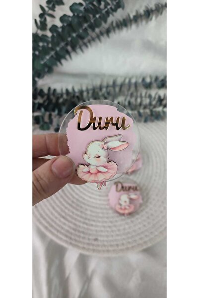 hoby shop TavşanFigürlü Pleksi Hediyelik Magnet