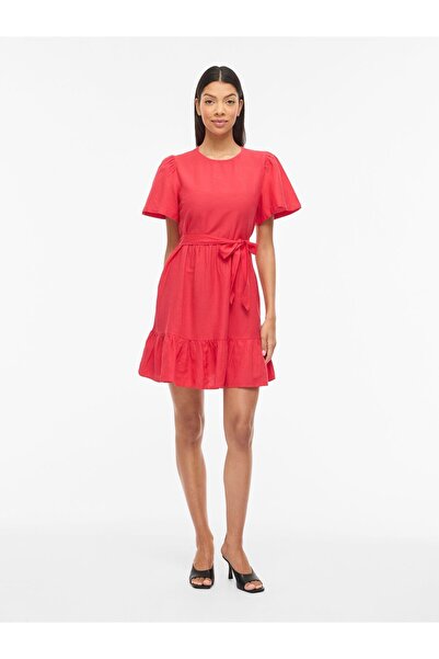 VILA Minikleid VIPRISILLA Kurzärmeliges