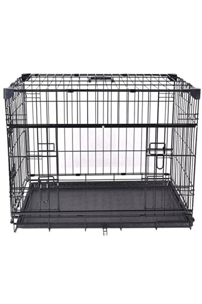 Genel Markalar Katlanabilir Köpek ve Kedi Kafesi, Pratik ve Şık Tasarım, 46x6...