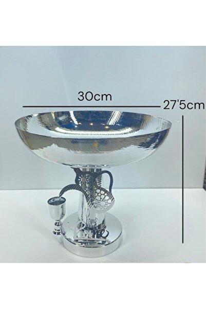 ABAS A large date bowl shaped like a coffee pot