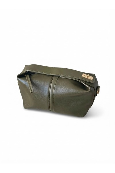 I Love Shoes Sior Women's Clutch Bag Khaki Matte Leather