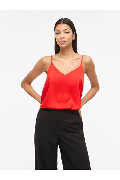 VILA Trägertop VIENNA RAVENNA V-Ausschnitt