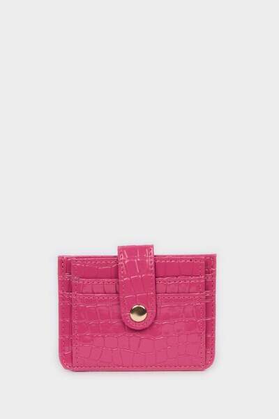 DeFacto Women's Faux Leather Card Holder H0953Axns