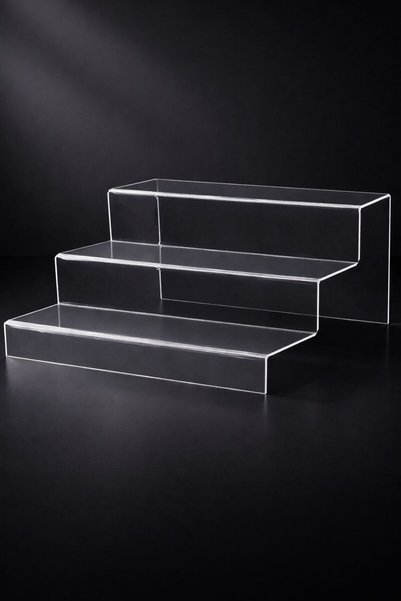 TutturX 3 Merdivenli Pleksi Kozmetik Stand