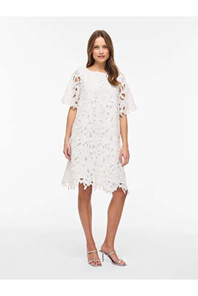 VILA Minikleid VISIENNA Spitzen