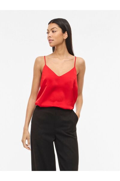 VILA Trägertop VIENNA RAVENNA V-Ausschnitt