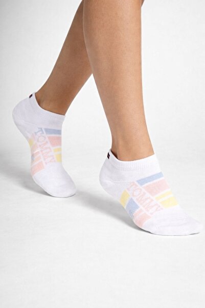 Tommy Hilfiger Th 2'li pamuklu kadın kadın çorap