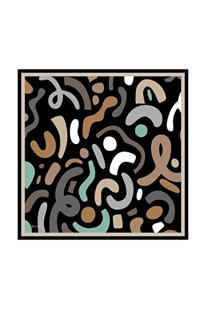 NESSCARF Aldina Pilise Twill Scarf Black