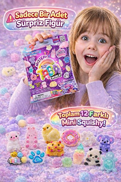 TOYFEST Taba Squishi Mystery Taba World Series 1 Sürpriz Mini Squishy Kokulu ...