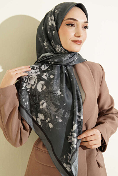 Lavanta Tekstil 120 cm šal sa cvetnim uzorkom