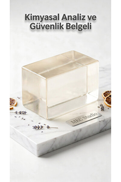 MKC STUDIO Yüksek Şeffaflıkta & Güvenlik ve Analiz Seltifikalı Gliserinli Sab...