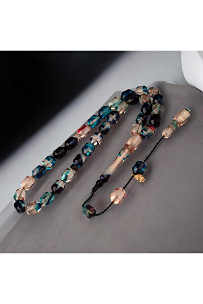 İnan Tesbih سبحة من العنبر المحروق بقطع خاص مصنوعة يدويًا بحرفية عالية