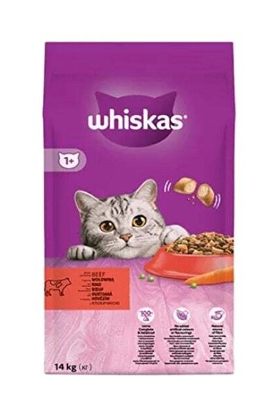 Whiskas Biftek ve Havuçlu Yetişkin Kedi Maması 14 kg CK562516 CMM5571221