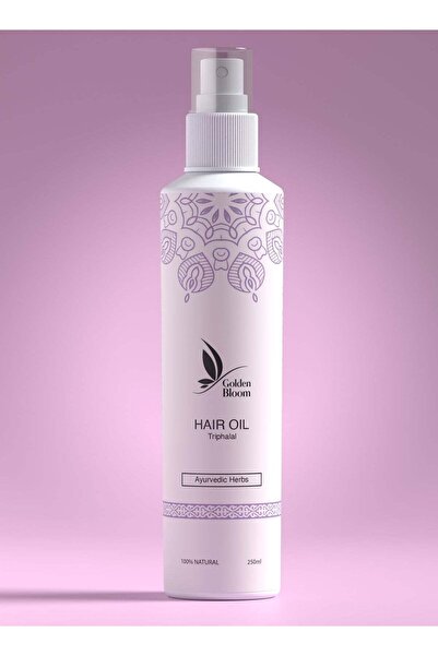 Golden Bloom زيت الشعر الطبيعي بالأعشاب الآيروفيدية