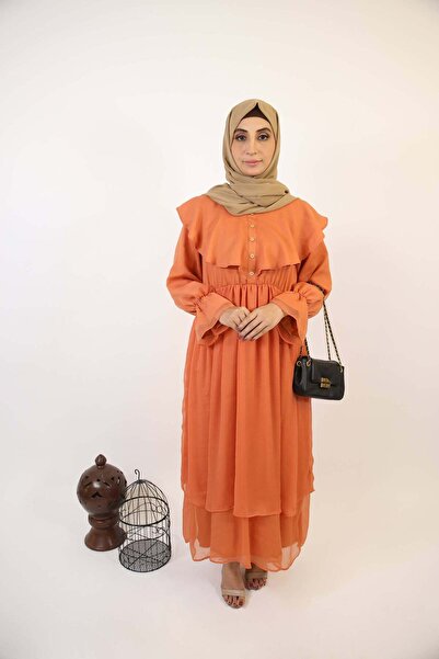 Libas lab Nahas - Exquisite chiffon fully lined maxi dress with collar detail...