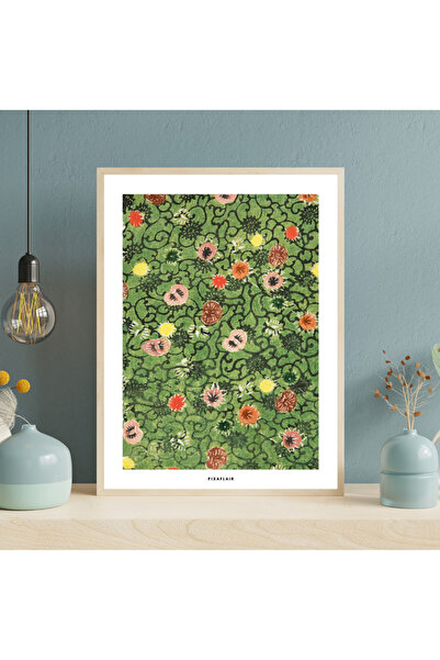 Pixaflair - Bingata blossom flower by Jack Lenor Larsen - Tablo - Çerçevesiz Poster
