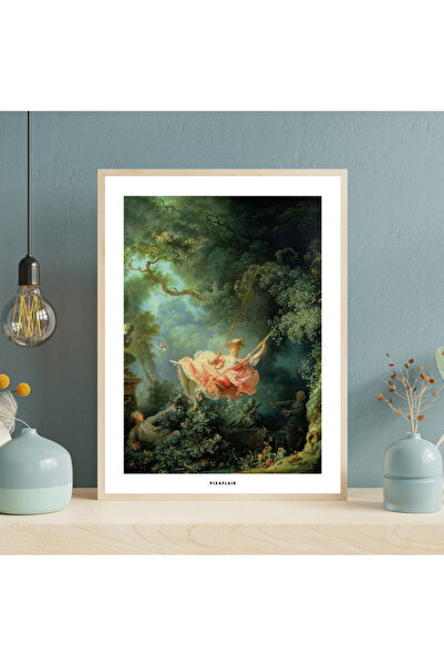 Pixaflair - Jean Honoré Fragonard's The Swing - Tablo - Çerçevesiz Poster