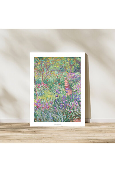 Pixaflair - The Artist’s Garden in Giverny by Claude Monet - Tablo - Çerçevesiz Poster