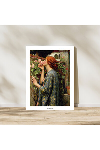 Pixaflair - John William Waterhouse's The Soul of the Rose - Tablo - Çerçevesiz Poster