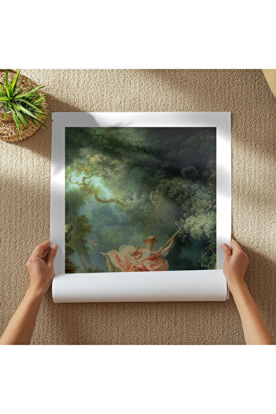 Pixaflair - Jean Honoré Fragonard's The Swing - Tablo - Çerçevesiz Poster