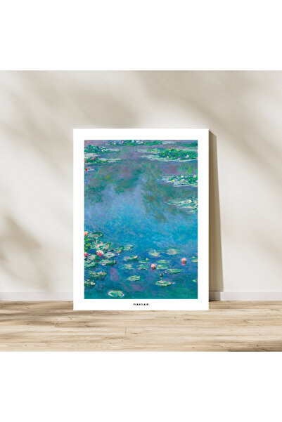 Pixaflair - Water Lilies by Claude Monet - Tablo - Çerçevesiz Poster