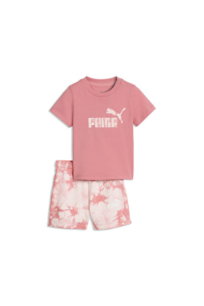 Puma Essentials Tie-dye T-Shirt and Shorts im Set