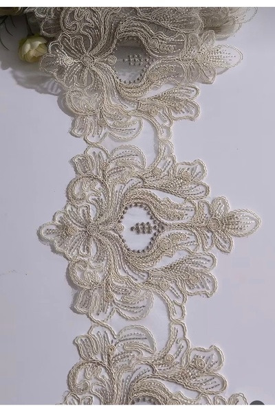 dantelci 11 metre kapicino Fransız dantel