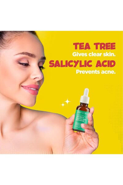 Zayn & Myza سيروم الوجه ZM بحمض الساليسيليك وشجرة الشاي