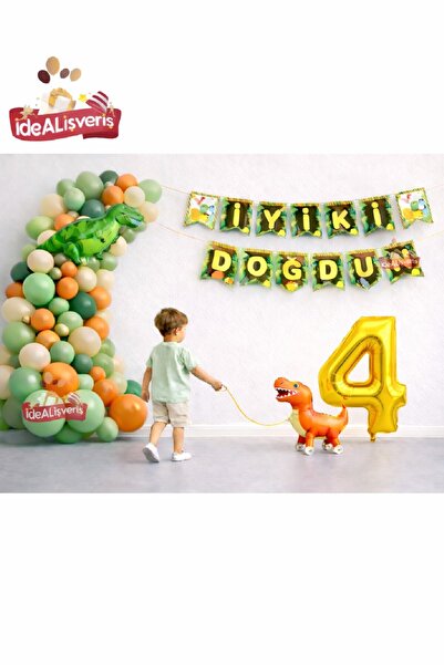 BKMC PARTY Jurska avantura, set za rođendansku proslavu sa dinosaurima, ukras...