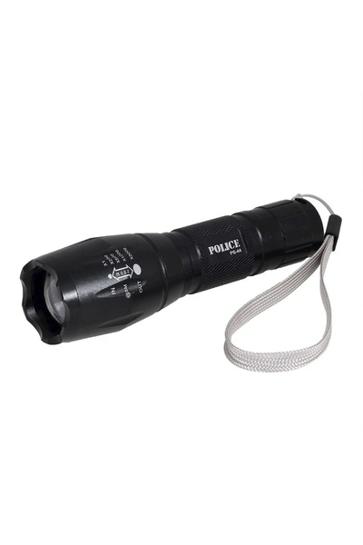 Genel Markalar Police Ps-44 Cree T6 Led + Zoom Şarj Edilebilir El Feneri