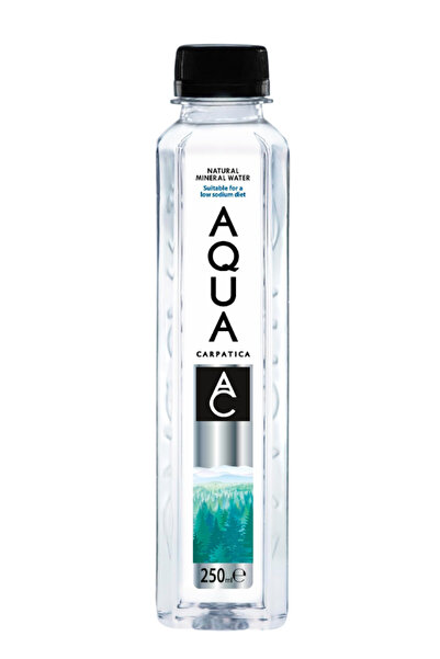 YABANEEZ MINERAL WATER (PLASTIC BOTTLE) (250ML) "AQUA CARPATICA" (CARTOON OF ...