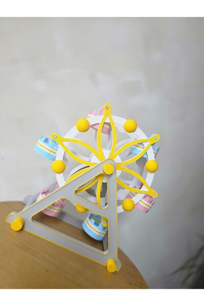 Plywoody Toys and More Renkli Dönme Dolap Oyuncak