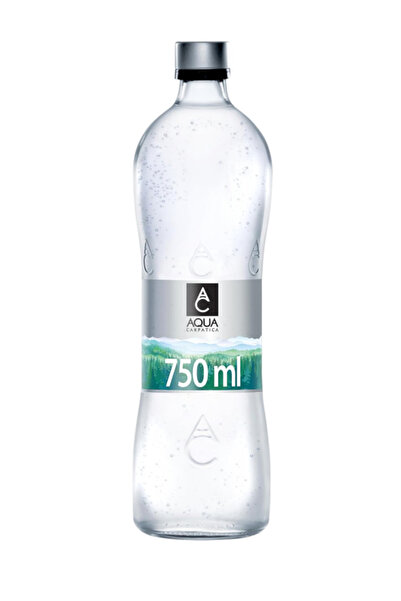 YABANEEZ SPARKLING WATER (GLASS BOTTLE) (750ML) "AQUA CARPATICA" (CARTOON OF ...