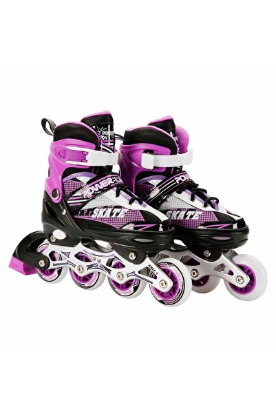 PARTİ SEPETİ Lighted 4-Wheel Power Line Skates with Color Options