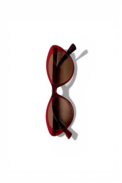 REN EYEWEAR Porfo Pre Women's Burgundy Frame Soft Glass Cat Eye Sunglasses | ...