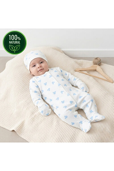 tinibud %100 Pamuk 3’lü Erkek Bebek Tulum Seti 0-3 & 3-6 Ay – HEDİYE PAKETLİ,...