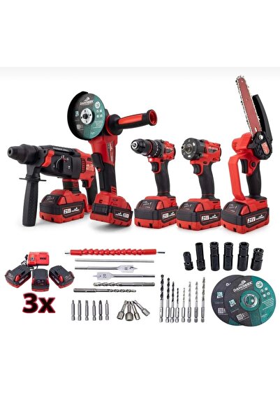 Dawreek Beşli set 10mm ç.manderen+s.sıkma+spral+hilti+budama