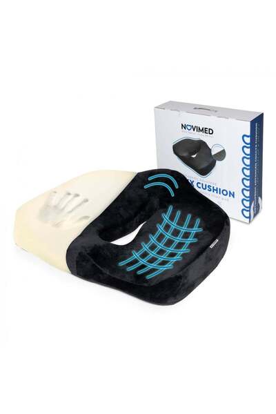 Back House Orthopedic Coccyx Seat Cushion – Tailbone & Lower Back Pain Relief...