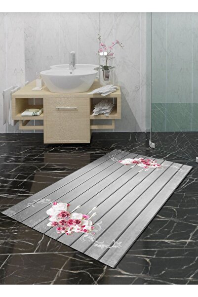 Ardizayn Cvjetni dezen - Protivklizno , Pamuk Tkano Baza (80x120 cm) Kupatilo...