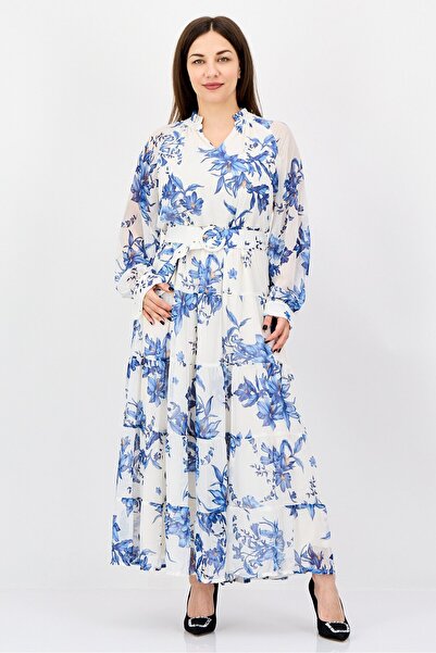 JASON WU Women Floral Print Maxi Dress, Multicolor