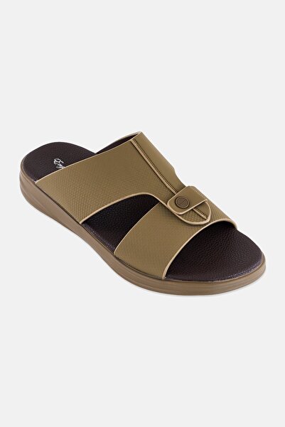 English Laundry Men Slip On Arabic Sandals, Olive