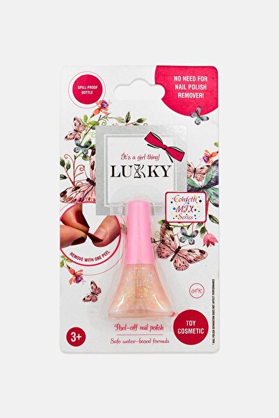 Lukky Peel-Off Nail Polish Confetti Mix Series 04K