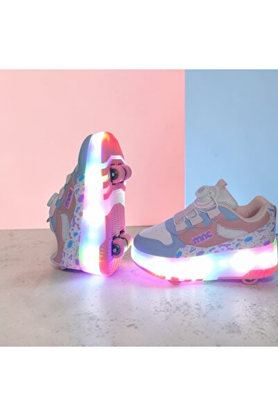 ARS Ayakkabı Patenli Tekerlekli Işıklı Çocuk Spor Sneakers Ortopedik Ayakkabı...