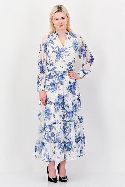 JASON WU Women Floral Print Maxi Dress, Multicolor