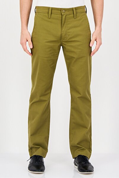 Vans Men Relaxed Fit Solid Chino Pants, Olive