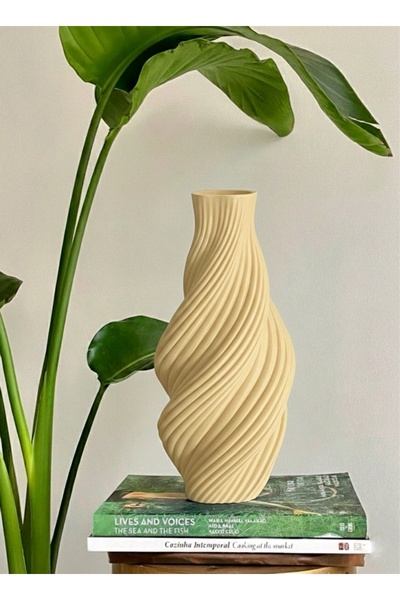 Formot مزهرية زخرفية حلزونية الشكل من هيليكس 10x21 سم